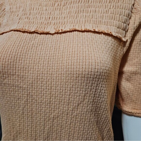 Free People Care Red Delicious T-Shirt in Sunset Drive - Picture 5 of 5